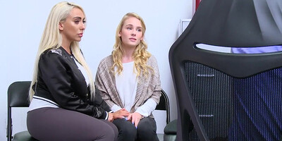 ShopLyfter - Steamy Blond Teenager and Step Mummy get Banged by Security