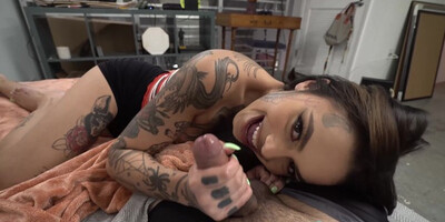 Caught Jerking off by Hot Alt Stepsister