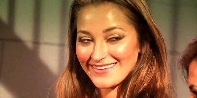 Lezley Zen takes care of police officer