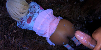 Family Time CumshotButt In The Woods Wit My Shy Stepdaughter