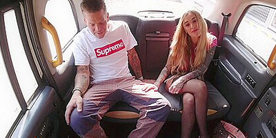 Horny Blonde Wants To Fuck With The Driver