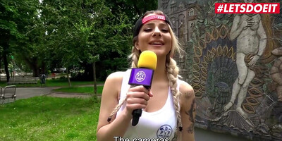 Wheel of porn is spinning and chick gets humped