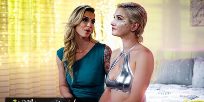 MommysGirl Alien Skye Blue wants it one last Time