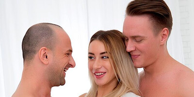 Young Blond Sex Maniac Craves DP Pounding