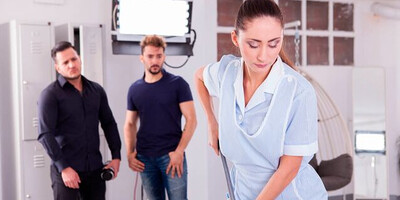 Aruna Aghora, the maid in anal threeway