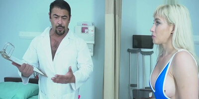 Femdom Patient Dominates Doctor With Pegging