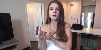 Kinky stepbrother blackmails Megan Marx into blowjob