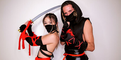 Lulu Chu & Tyler Nixon in Ninja's Trick