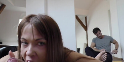 Couple Is In Need Of Cash So Why Girl Gets Naked