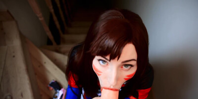 Sloppy Coslpay D.va (deepthroat) Mykinkydope