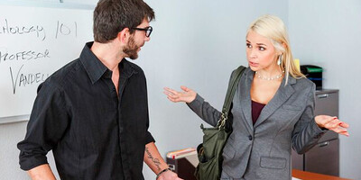 Sarah Vandella fucking in the classroom with her big ass