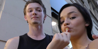 Pretty Brunette Fucked By Stranger To Earn Cash For Ring With Daphne Klyde