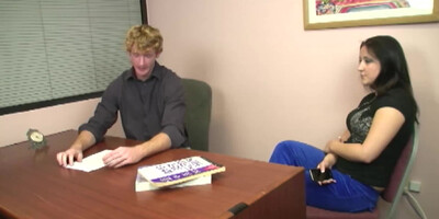 Dimwit's stepmother breaks professor's will via a blowjob