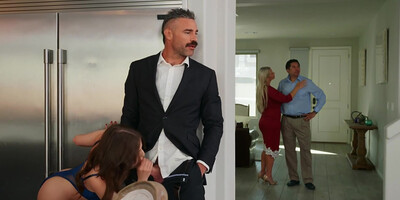 Dark-haired Slut Cheats On Her Husband With Aubree Valentine And Charles Dera