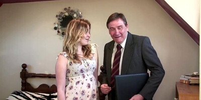 Naughty cougar gets balls deep shagging from her horny stepson