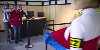 Busty blonde Peta Jensen sucking and fucking big cock