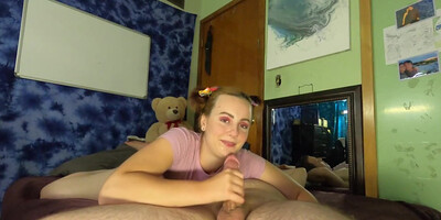 Baby Doll In Amielia Wishes Daddy A Happy Birthday By Swallowing His Cum