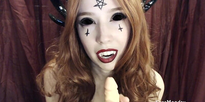 Summoned Succubus Makes You Cum On Her Tits And Mouth