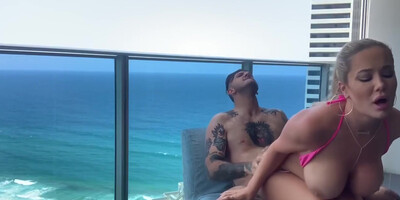 Savannah Bond In Fucked On Balcony