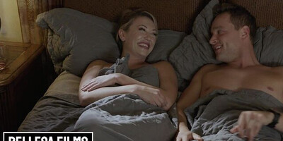 Lovers are so randy that they can't fall asleep without hardcore banging