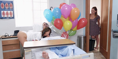 Hot Nurse With Big Natural Tits Craves A Big Dick And She Gets It - Keiran Lee And Alexis Fawx