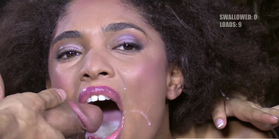 Brazilian Beauty Luna Eats Massive Loads Of Cum - Luna Corazon