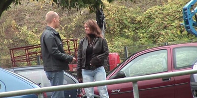 Sexy Susi agrees to fuck with a stranger outside for some cash