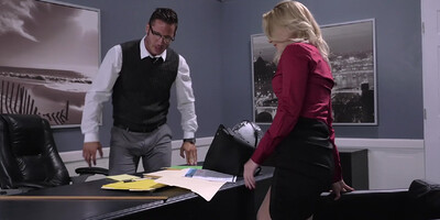 Lisey Sweet shows her cocksucking skill to Danny Mountain