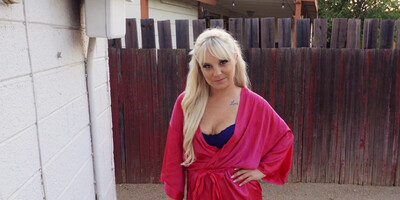 POV sex with blonde Bella Jane and blowjob from her