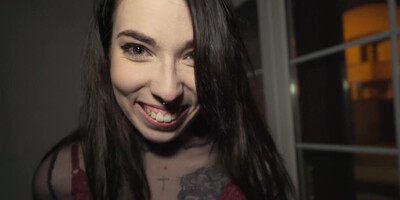 Italian slut Giada Suicide POV sex