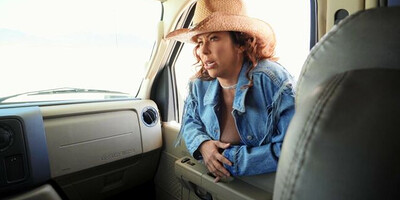 Slutty Hitchhiker Picked Up And Fucked