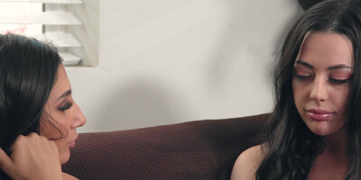 Whitney Wright scissor with beautiful Gianna Dior