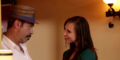 Aidra Fox working on her mom's boyfriend cock