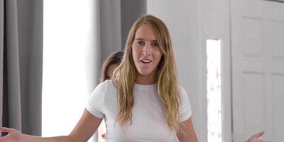 Lesbian sex on set from beauties Alina Lopez and Shyla jennings