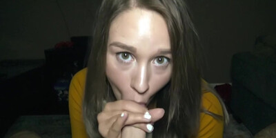 She Let Me In Her Tight Pussy But Begged For A Mouthful Of Cum!