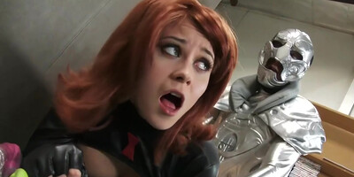 Dude Bares His Cock To Penetrate Half-naked Hottie - Marsha May