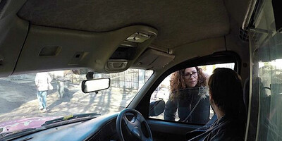 The randy driver wants a private dance