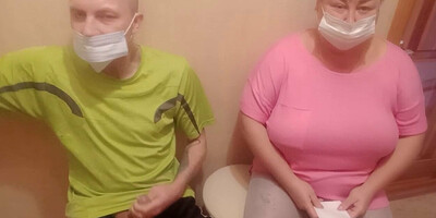 a woman jerks off my cock in the waiting room