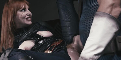 Super-MILFs moan in pleasure when supervillains bang them