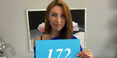 George Uhl & Chanel Kiss in Classy Woman Gets Eaten During Casting - Porncz