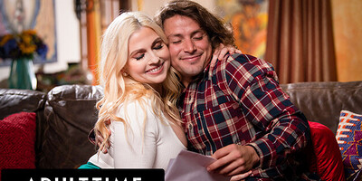 ADULT TIME - Christie Stevens Begs Her Stepson To Fuck Before He Goes Abroad