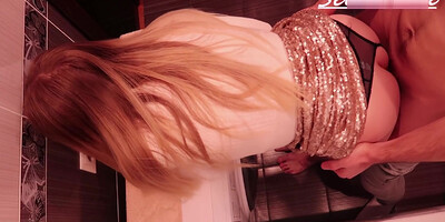 Step Sister Gets Creampie In Bathroom In Home - Secret Elle Secret Elle