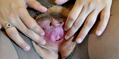 Spread Open and Fingering Herself She gets Her Pantyhose Wet