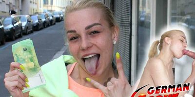 GERMAN SCOUT - TINY GIRL REBECCA BLACK PICKED UP AND FUCKED RAW