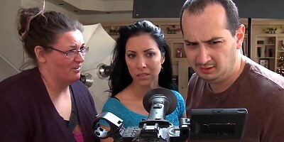 Brunette starlet Kendall Karson gets nasty in the kitchen