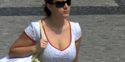 Candid huge-chested juggling fun bags vol 13