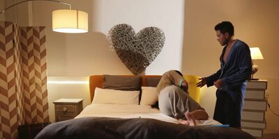 Babes Lovenia Lux and Sicilia seduce a hot stud