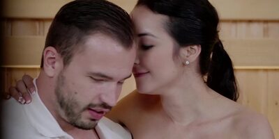 Brazilian Francys Belle fucking in the sauna