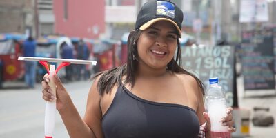 18 year old Venezuelan girl surprised by a lustful stranger