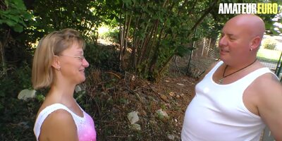 Mature German Wife Cheats And Fucks Her Big Neighbor